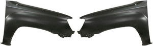 Front Fender Pair/Set for Toyota Tacoma 2005-2015, Primed (Ready to Paint), Right Passenger and Left Driver, RWD (Rear-Wheel Drive) Replacement