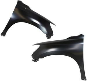 Pair/Set - Front Fender Primed (Ready to Paint), Steel for 2007-2013 Toyota Tundra, Includes Right Passenger and Left Driver Replacement