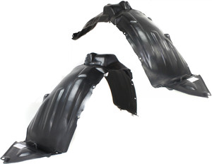 Front Fender Liner Pair/Set for Toyota Sienna 2004-2005, Right Passenger and Left Driver, Replacement