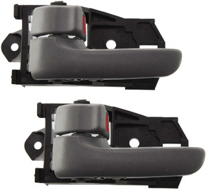 Front Interior Door Handle Left Driver for Toyota Camry / ES300 / Sienna, 1997-2001 / 1999-2003, Set of 2, Gray Lever, w/o Case, Replacement, Japan/USA Built - Can Be Used for Rear