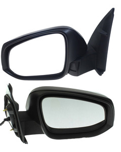 Power Mirror Pair/Set for Toyota Tacoma 2016-2023, Right Passenger and Left Driver, Manual Folding, Heated, Paintable, without Blind Spot Detection and Signal Light, Replacement