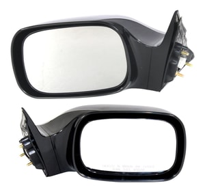 Power Mirror Pair/Set for 2005-2010 Toyota Avalon, Non-Folding, Heated, Paintable, Without Auto Dimming, Blind Spot Detection, Memory and Signal Light, Right Passenger and Left Driver Replacement