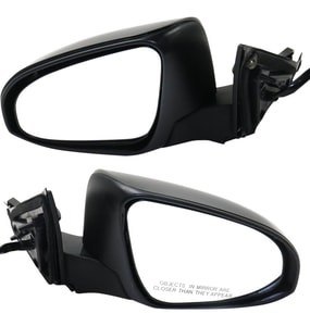 Power Folding Mirror Pair/Set for 2015 Toyota Camry, Right Passenger and Left Driver, Heated, Paintable, with In-Housing Signal Light, Without Auto Dimming, BSD, and Memory Replacement