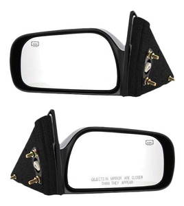 Power Mirror Pair/Set for 1997-2001 Camry Right Passenger and Left Driver, Non-Folding, Heated, Paintable, For Japan Built Toyota Vehicles, Replacement