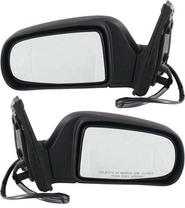 Power Mirror Pair/Set for Toyota Sienna XLE Model 1998-2003, Right Passenger and Left Driver, Manual Folding, Heated, Paintable, Replacement