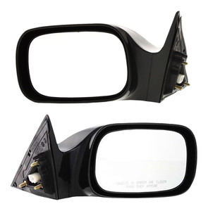Power Mirror Pair/Set for Toyota Avalon 2005-2010, Right Passenger and Left Driver, Heated, Non-Folding, Paintable, Without Auto Dimming or Navi System, with Blind Spot Detection, Memory, and Signal Light, for Touring/XL Models, Replacement