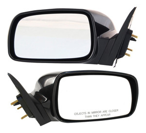 Power Mirror Pair/Set for 2007-2011 Toyota Camry USA Built Vehicle, Right Passenger & Left Driver, Non-Folding, Non-Heated, Paintable, Without Auto Dimming, Blind Spot Detection, Memory, Signal Light - Replacement