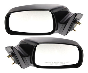 Power Mirror Pair/Set for Toyota Camry 2007-2011, Right Passenger and Left Driver, Non-Folding, Heated, Paintable, Without Auto Dimming, Blind Spot Detection, Memory, Signal Light, USA Built Vehicle Replacement