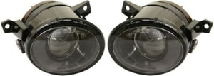 Front Fog Light Assembly for 2005-2006 Volkswagen Jetta, Right Passenger and Left Driver, Halogen, Replacement Pair/Set