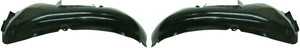 Front Fender Liner Pair/Set for 2006-2010 Volkswagen Passat, Right Passenger and Left Driver Rear Section, Replacement