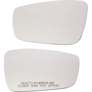 Pair/Set - Heated Mirror Glass for Volkswagen Passat 2013-2015, Right Passenger and Left Driver, includes Backing Plate, Light Replacement Set