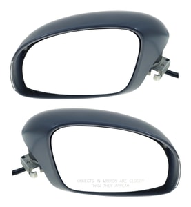 Power Mirror Pair/Set for 2003-2010 Beetle, Right Passenger and Left Driver, Manual Folding, Heated, Paintable, with In-housing Signal Light, without Auto Dimming, Blind Spot Detection, Memory, Replacement