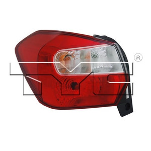 Tail Light for Subaru Impreza 2012-2016/XV Crosstrek 2013-2017, Left Driver, Lens and Housing, Hatchback - CAPA-Certified, Replacement