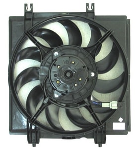 Radiator Cooling Fan Assembly for 2009 - 2013 Subaru Impreza 2.5 GT 2.5L H4 Engine, Aux Fan Module Replacement,  73310FJ020