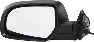 Power Mirror for Subaru Legacy/Outback 2011-2014, Left Driver Side, Manual Folding, Heated, Paintable/Textured, Comes With 2 Caps, Until August 2013, Replacement