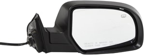 Power, Manual-Folding, Heated, Paintable/Textured Mirror with 2 Caps for 2011-2014 Subaru Legacy/Outback Right Passenger Side to 8-2013, Replacement