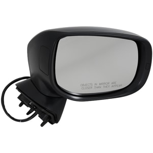 Power Mirror for Subaru Crosstrek 2018-2023, Right Passenger, Manual Folding, Non-Heated, Textured, without Auto Dimming, Blind Spot Detection, Memory, and Signal Light, Replacement