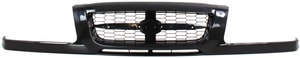Textured Black Plastic Grille for 1999-2000 Suzuki Grand Vitara, Shell and Insert, Replacement