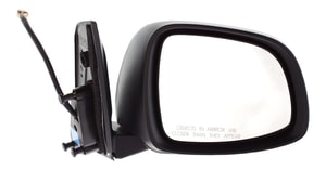 Power Mirror for Suzuki SX4 2007-2013, Right Passenger Side, Manual Folding, Heated, Paintable, Replacement