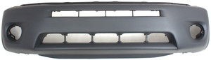 Front Bumper Cover for Toyota RAV4 2004-2005, Primed (Ready to Paint), with Wheel Opening Flare Hole, Replacement