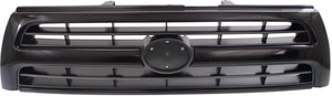 Plastic Grille for Toyota 4Runner 1999-2000, Black Shell/Gray Insert, V6, Replacement
