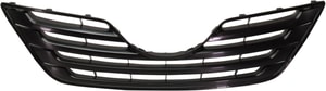 Grille for Toyota Camry 2007-2009, Black Shell and Insert, For Japan/USA Built Base, CE, LE Models, Replacement