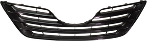 Grille for Toyota Camry 2007-2009, Black Shell and Insert, For Japan/USA Built Base, CE, LE Models, Replacement