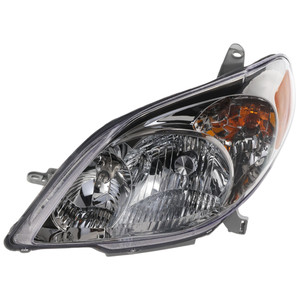 Headlight Assembly for Toyota Matrix 2003-2008, Left Driver, Halogen, Replacement