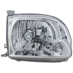 For Tundra 2005-2006, Right Passenger Headlight Assembly, Halogen, for Regular/Access Cab, Replacement