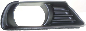 Front Fog Light Molding for 2007-2009 Toyota Camry, Right Passenger, Primed (Ready to Paint), with Fog Light Hole, without Spoiler, Excluding Hybrid, Replacement