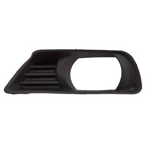Front Fog Light Molding for 2007-2009 Toyota Camry Left Driver, Primed (Ready to Paint), with Fog Light Hole, without Spoiler, Excluding Hybrid, Replacement