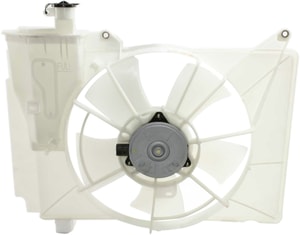 Radiator Fan Shroud Assembly for Toyota Echo (2000-2005) / Scion (2004-2006), Includes Coolant Tank, Replacement