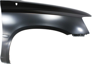 Front Fender for Toyota Highlander 2001-2007, Right Passenger, Primed (Ready to Paint), Excluding Hybrid Model, with Antenna Hole, without Light Hole, Replacement