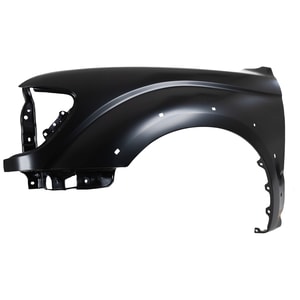 Front Fender for 2001-2004 Toyota Tacoma, Left Driver, Styleside, Primed (Ready to Paint), with Fender Flare Holes, Replacement (CAPA Certified)