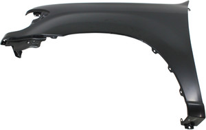 Front Fender for Toyota Tundra 2004, Sequoia 2001-2004, Primed (Ready to Paint), Double Cab, Left Driver, without Flare Holes, Replacement
