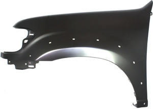 Front Fender for Toyota Tundra 2004, Sequoia 2001-2004, Left Driver, Primed (Ready to Paint), Double Cab, with Flare Holes, Replacement