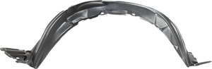 Front Fender Liner for Toyota Yaris Sedan, 2007-2012, Left Driver Side, Plastic, Vacuum Form, Replacement
