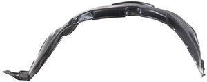 Front Fender Liner for Toyota RAV4 2006-2012, Left Driver Side, Plastic, Vacuum Form, Built for North America, without Wheel Opening Flares, Replacement