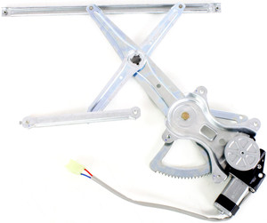 Front Window Regulator for Toyota Tacoma 2005-2023, Right Passenger, Power, with Motor, Compatible with Rear, Crew Cab, Replacement