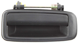 Textured Black Rear Exterior Door Handle for Toyota Corolla 1988-1992, Right Passenger Side, Replacement