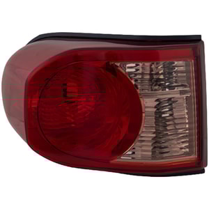 Tail Light Lens and Housing for Toyota FJ Cruiser 2007-2011, Left Driver Side, Replacement