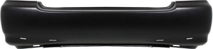 Rear Bumper Cover for Toyota Corolla 2003-2008, Primed (Ready to Paint), with Spoiler Holes, S/XRS Models, USA Built, Replacement (CAPA Certified)