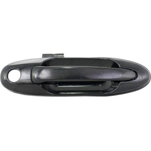 Right Passenger Front Door Handle Outer for Toyota Tundra 2000 - 2007, Exterior, Black, Smooth,  6921034050C0, Replacement
