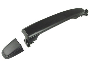Left Driver Rear Outer Door Handle for 2005 - 2010 Toyota Tacoma, 4 Door Crew Cab Pickup, Primed to Match with Cap, OEM 69211AE020C1-PFM Replacement