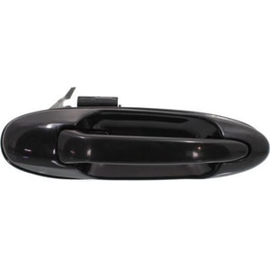 Right Passenger Rear Outer Door Handle for 2001 - 2007 Toyota Tundra Crew Cab Pickup, Black (Code 202), Smooth,  6923034020C0, Replacement