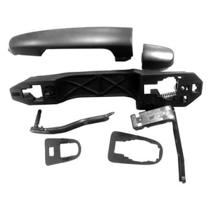 Rear Right Passenger Exterior Door Handle for 2002 - 2006 Toyota Camry, USA Built with Frame and Cover, Paint To Match,  69211AA020C0-PFM, Replacement
