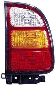 Right Passenger Tail Light Assembly for 1998 - 2000 Toyota RAV4, Rear Tail Light Lens/Cover Replacement,  8155042050