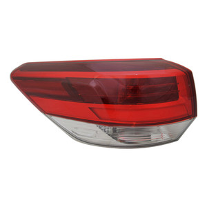 2018 - 2019 Toyota Highlander Tail Light Rear Lamp - Left Driver