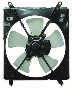 A/C Condenser Fan for 1997 - 1999 Toyota Camry, Includes Motor, Blade, Shroud, OEM TO3113102 Replacement