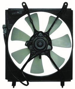 Radiator Cooling Fan Assembly for 1997-1999 Toyota Camry, Left Driver Side, 3.0L V6 Engine, Replacement, USA Built;  163630A030-PFM